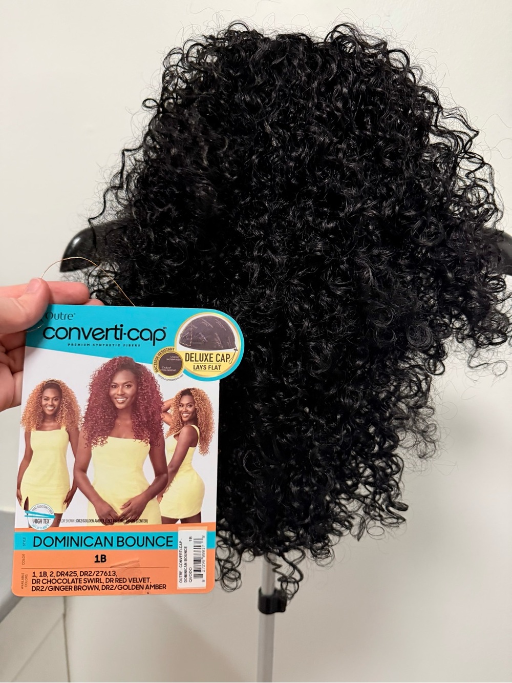 Outre Converti-Cap Dominican Bounce Wig – 1B (Off Black)